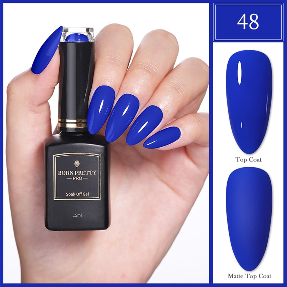 BORN PRETTY PRO BLACK GOLD SERİSİ 15 ML KALICI OJE 48