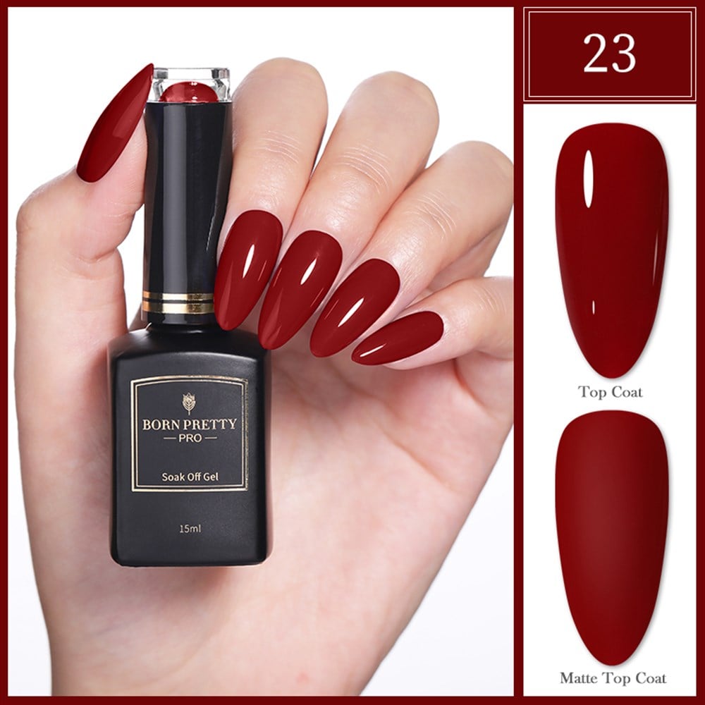 BORN PRETTY PRO BLACK GOLD SERİSİ 15 ML KALICI OJE 23