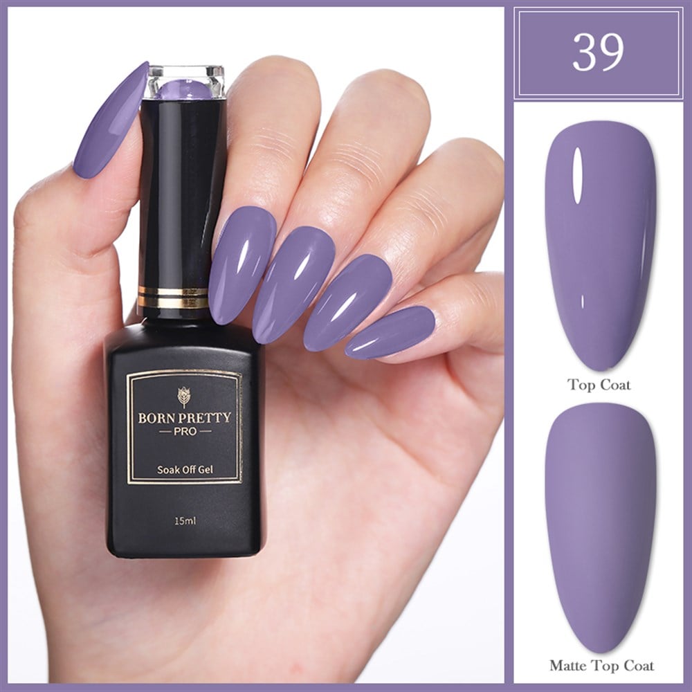 BORN PRETTY PRO BLACK GOLD SERİSİ 15 ML KALICI OJE 39