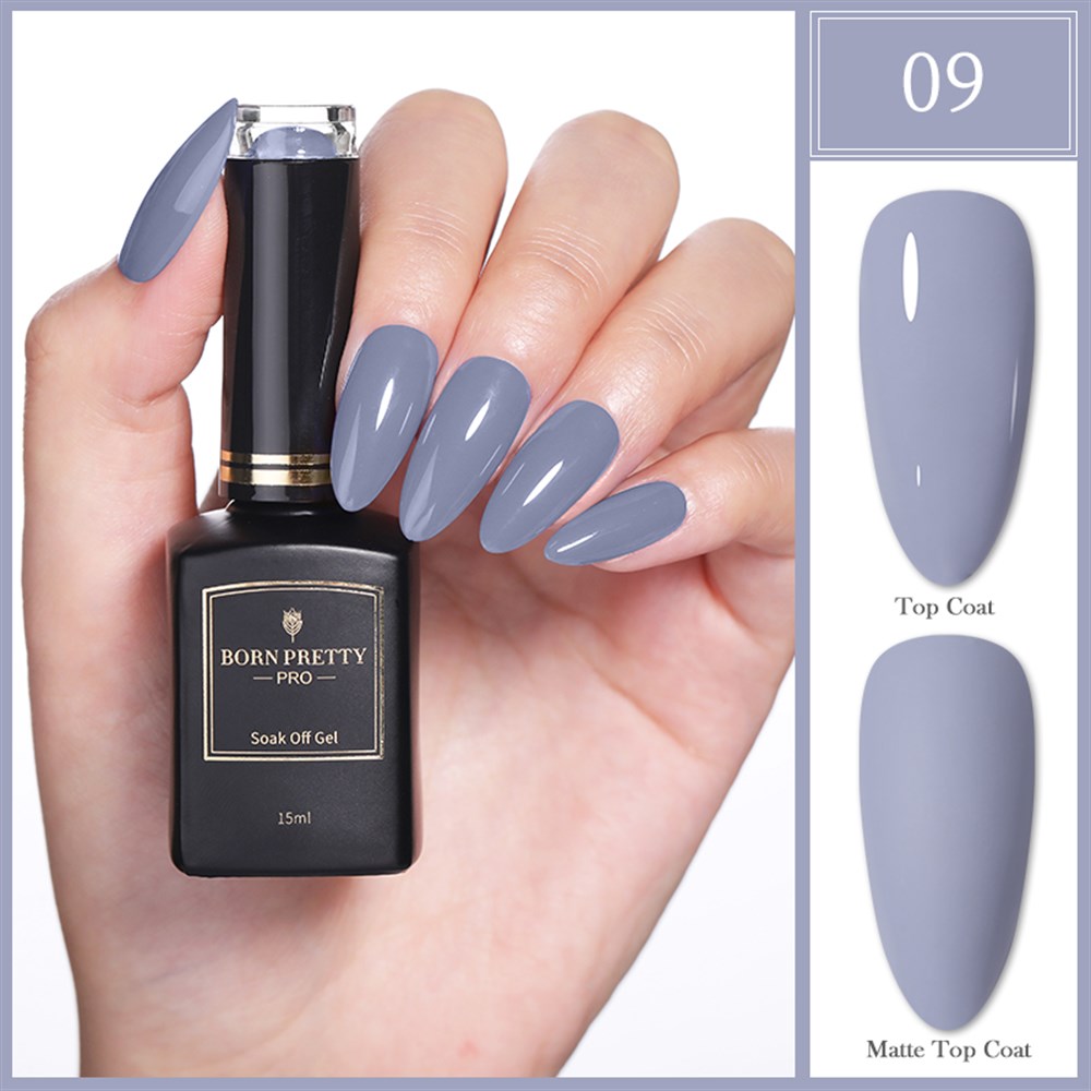 BORN PRETTY PRO BLACK GOLD SERİSİ 15 ML KALICI OJE 09