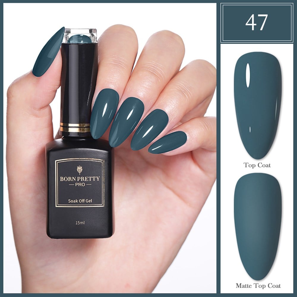 BORN PRETTY PRO BLACK GOLD SERİSİ 15 ML KALICI OJE 47