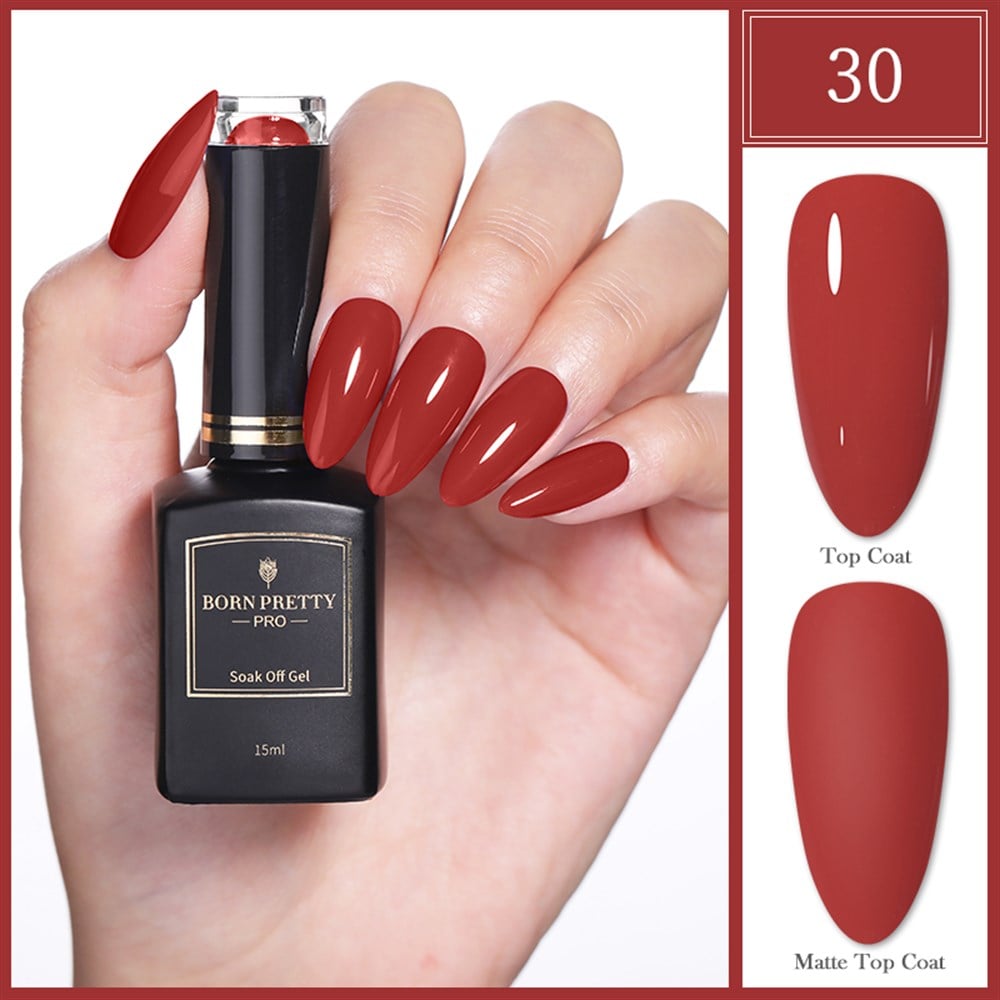BORN PRETTY PRO BLACK GOLD SERİSİ 15 ML KALICI OJE 30