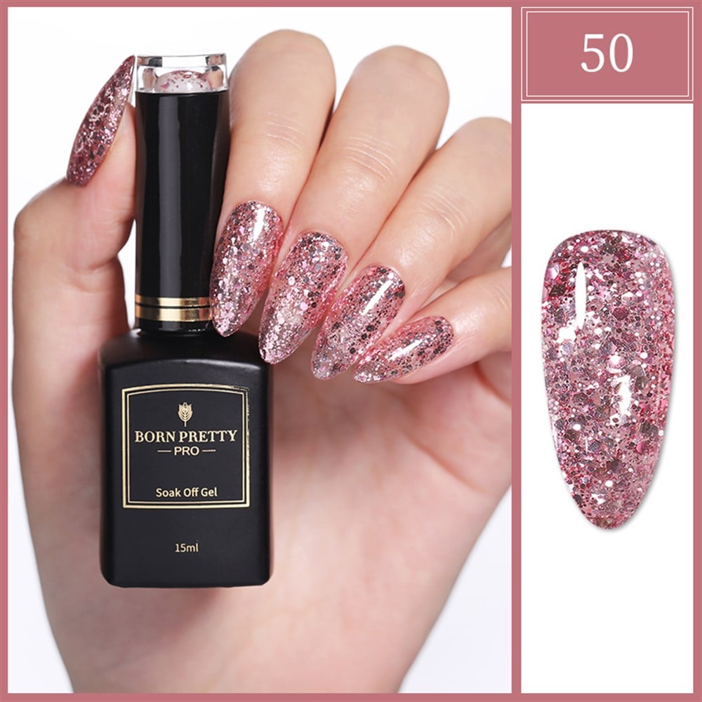 BORN PRETTY PRO BLACK GOLD SERİSİ 15 ML KALICI OJE 50