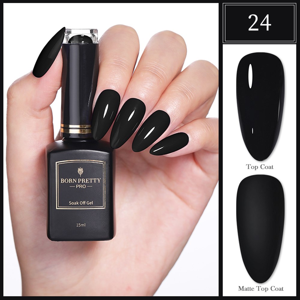 BORN PRETTY PRO BLACK GOLD SERİSİ 15 ML KALICI OJE 24