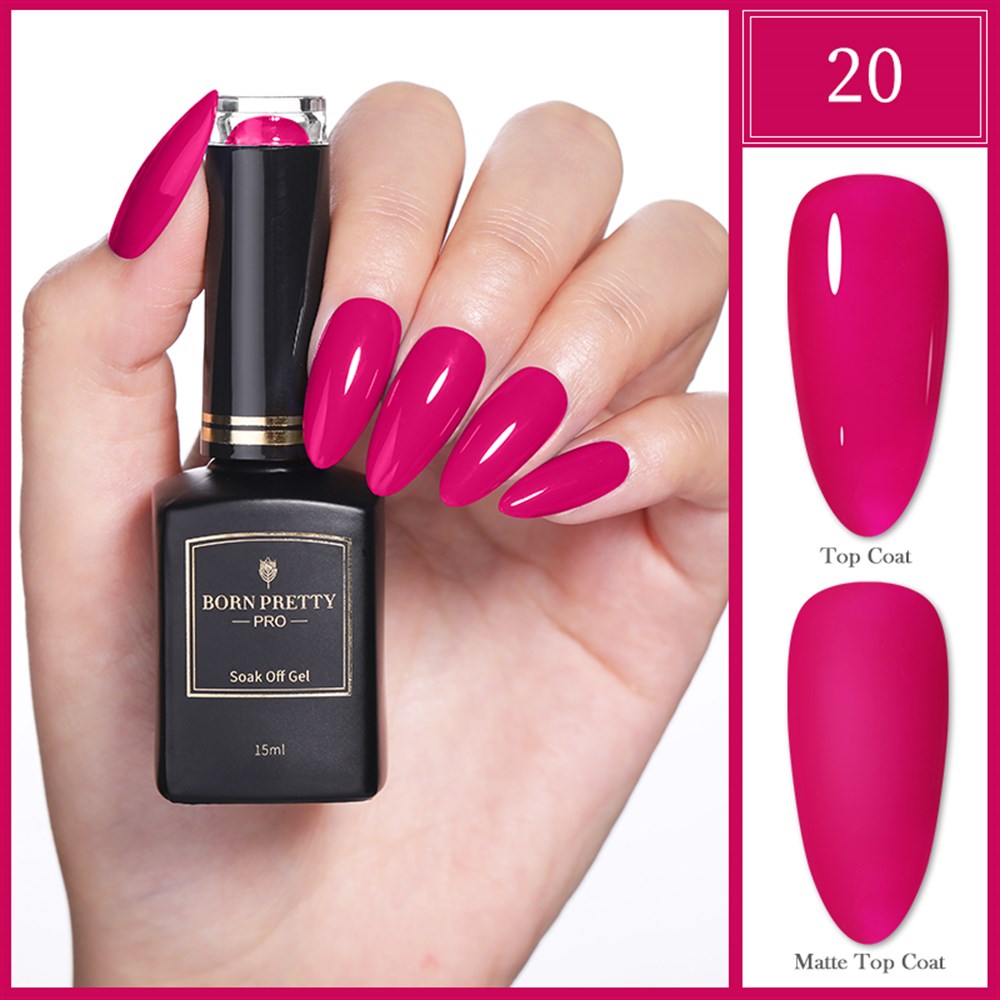 BORN PRETTY PRO BLACK GOLD SERİSİ 15 ML KALICI OJE 20