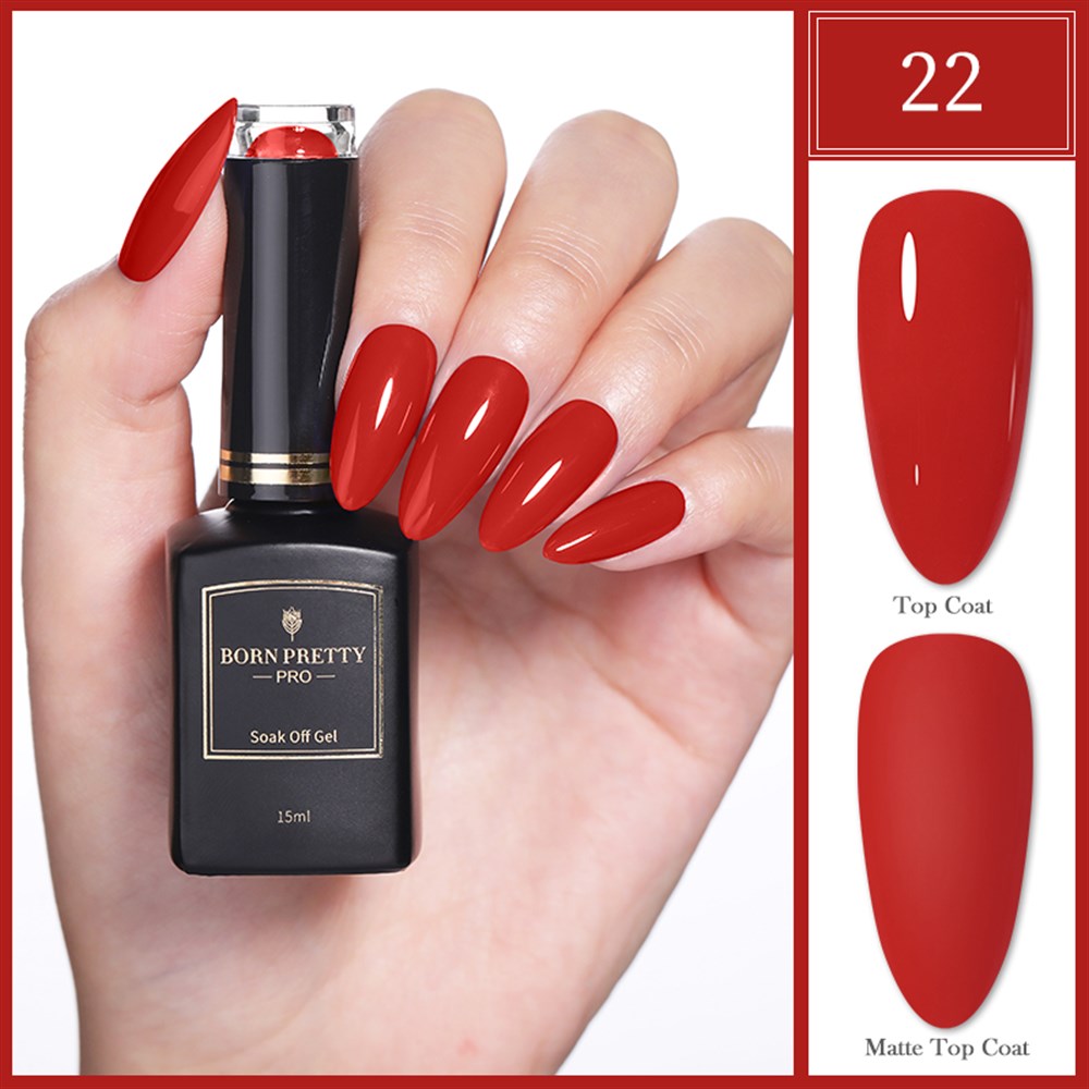 BORN PRETTY PRO BLACK GOLD SERİSİ 15 ML KALICI OJE 22