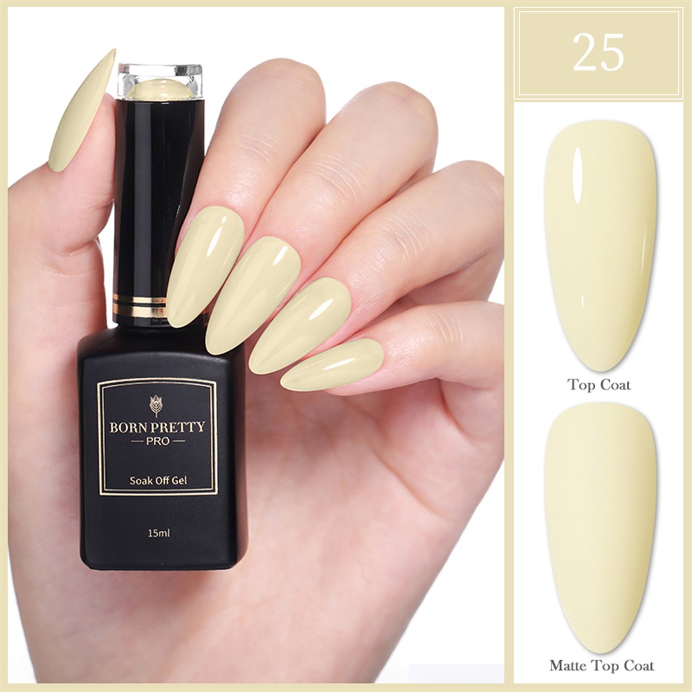 BORN PRETTY PRO BLACK GOLD SERİSİ 15 ML KALICI OJE 25