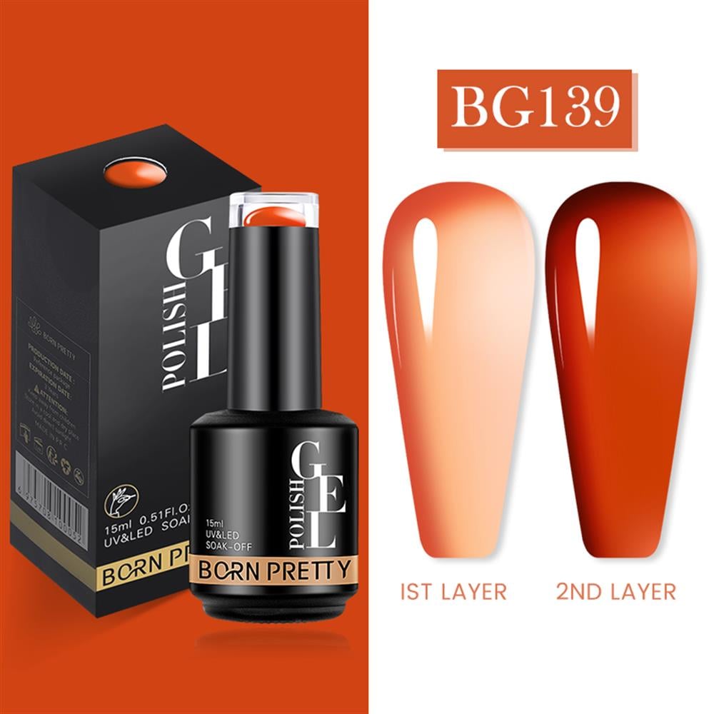 BORN PRETTY PRO JELLY NUDE GEL  15 ML YARI SAYDAM  KALICI OJE BG139