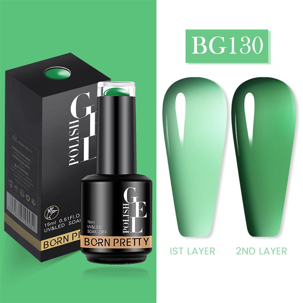BORN PRETTY PRO JELLY NUDE GEL  15 ML YARI SAYDAM  KALICI OJE BG130