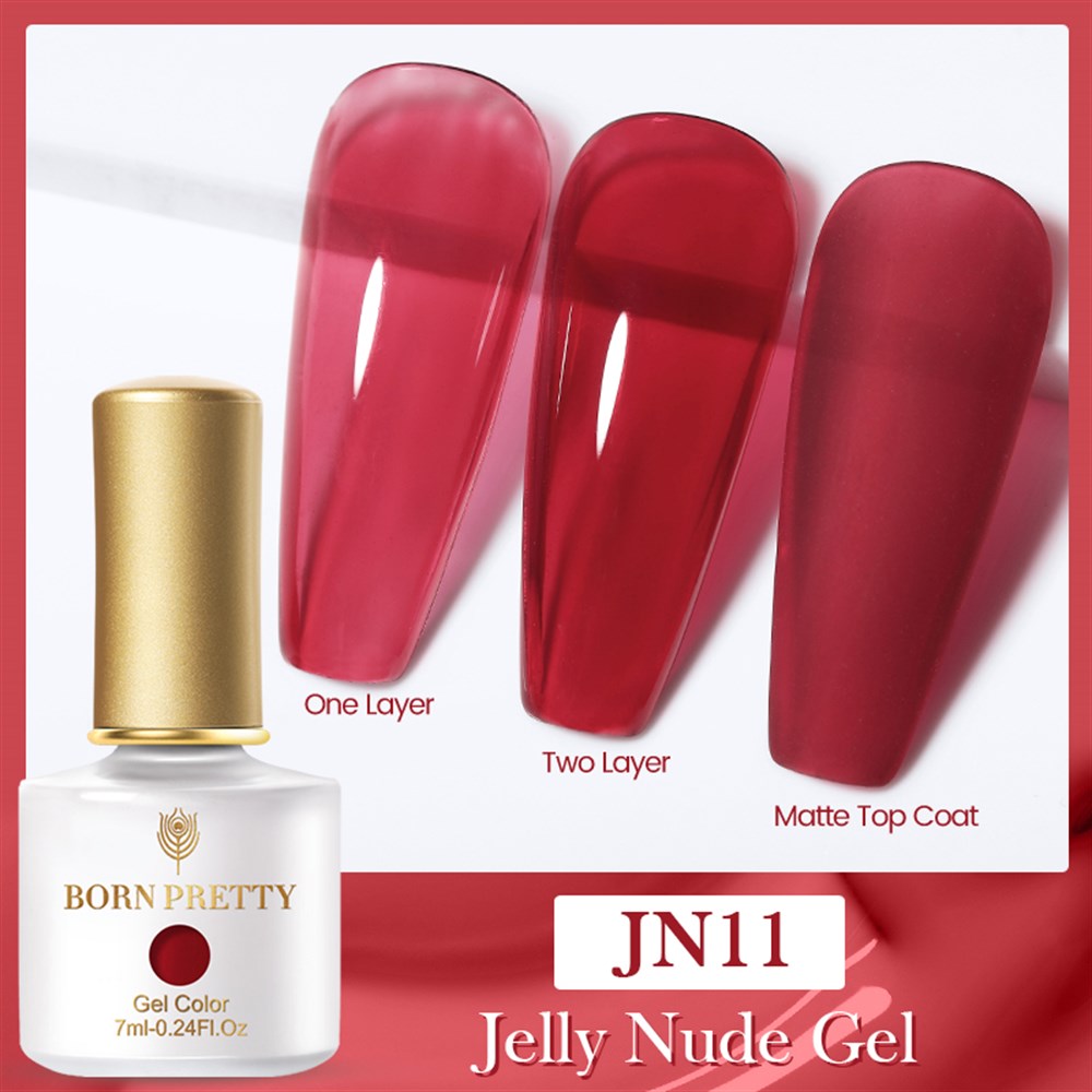 BORN PRETTY PRO JELLY NUDE GEL  7 ML KALICI OJE JN11