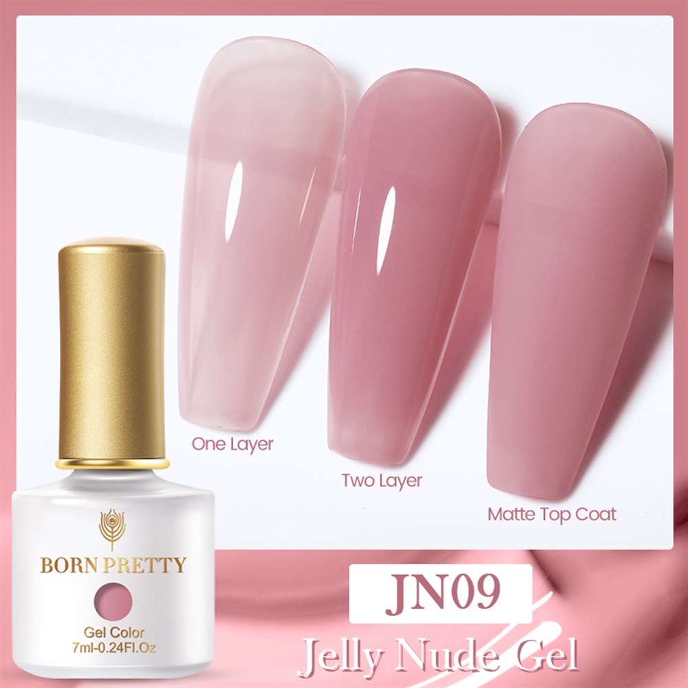 BORN PRETTY PRO JELLY NUDE GEL  7 ML KALICI OJE JN09