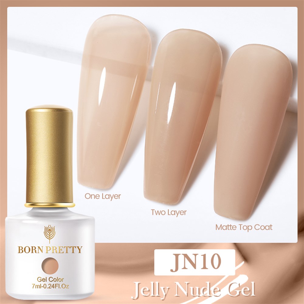 BORN PRETTY PRO JELLY NUDE GEL  7 ML KALICI OJE JN10
