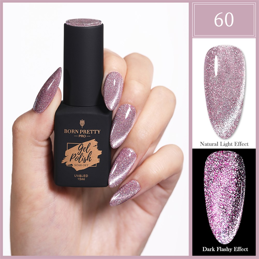BORN PRETTY PRO TRUBUTY SERİSİ 15 ML REFFLEKTÖRLÜ KEDİ GÖZÜ MANYETİK (REFLECTIVE CAT EYE MAGNETIC) KALICI OJE 60