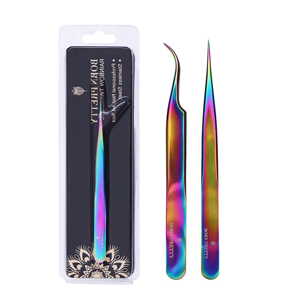 BORN PRETTY RAINBOW SERİSİ EĞRİ UÇLU CIMBIZ 
