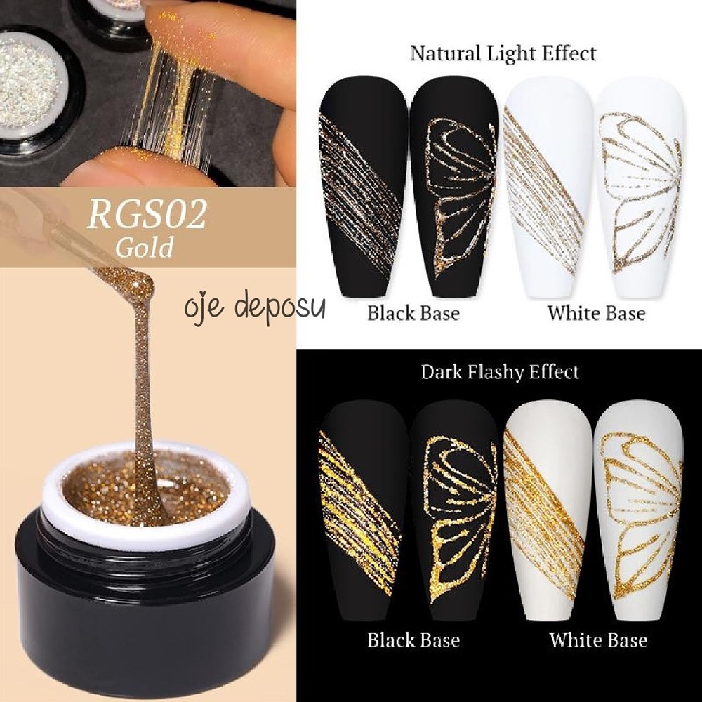 BORN PRETTY REFLECTIVE (REFLEKTÖRLÜ) SPIDER JEL 02