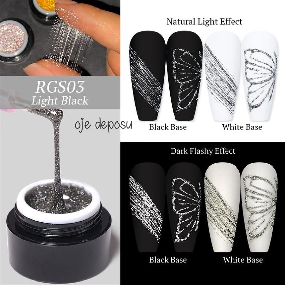 BORN PRETTY REFLECTIVE (REFLEKTÖRLÜ) SPIDER JEL 03