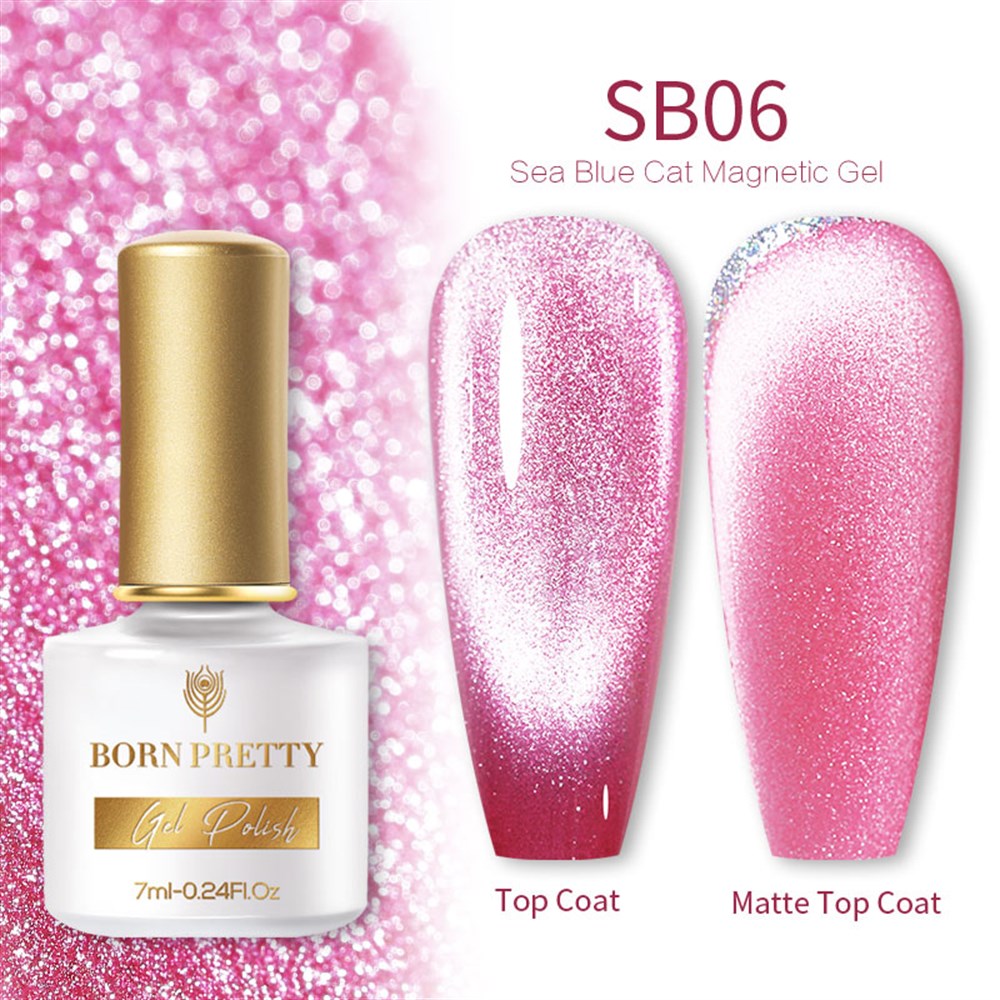 BORN PRETTY SEA BLUE CAT MAGNETIC GEL (KEDİ GÖZÜ KALICI OJE ) SB06