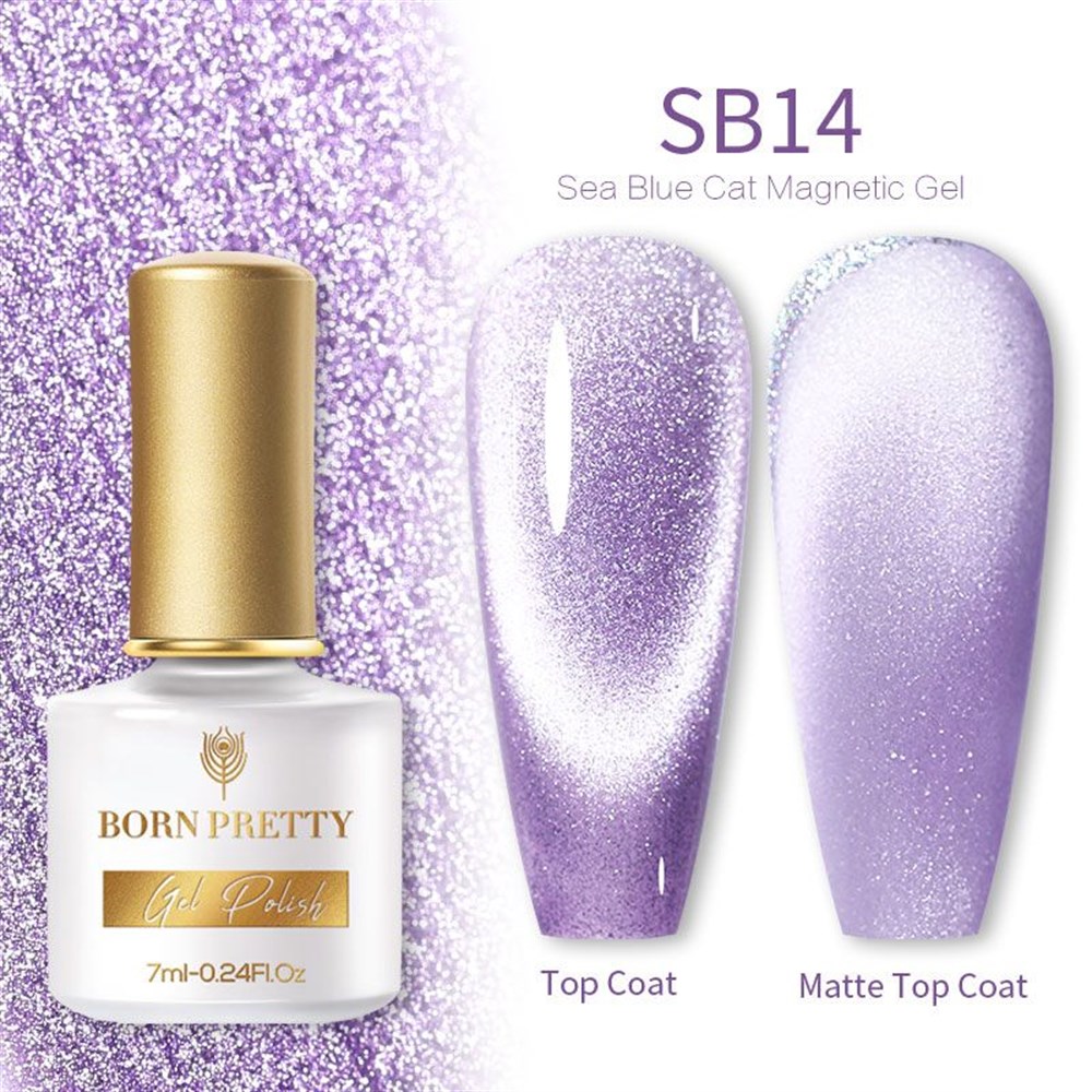 BORN PRETTY SEA BLUE CAT MAGNETIC GEL (KEDİ GÖZÜ KALICI OJE ) SB14