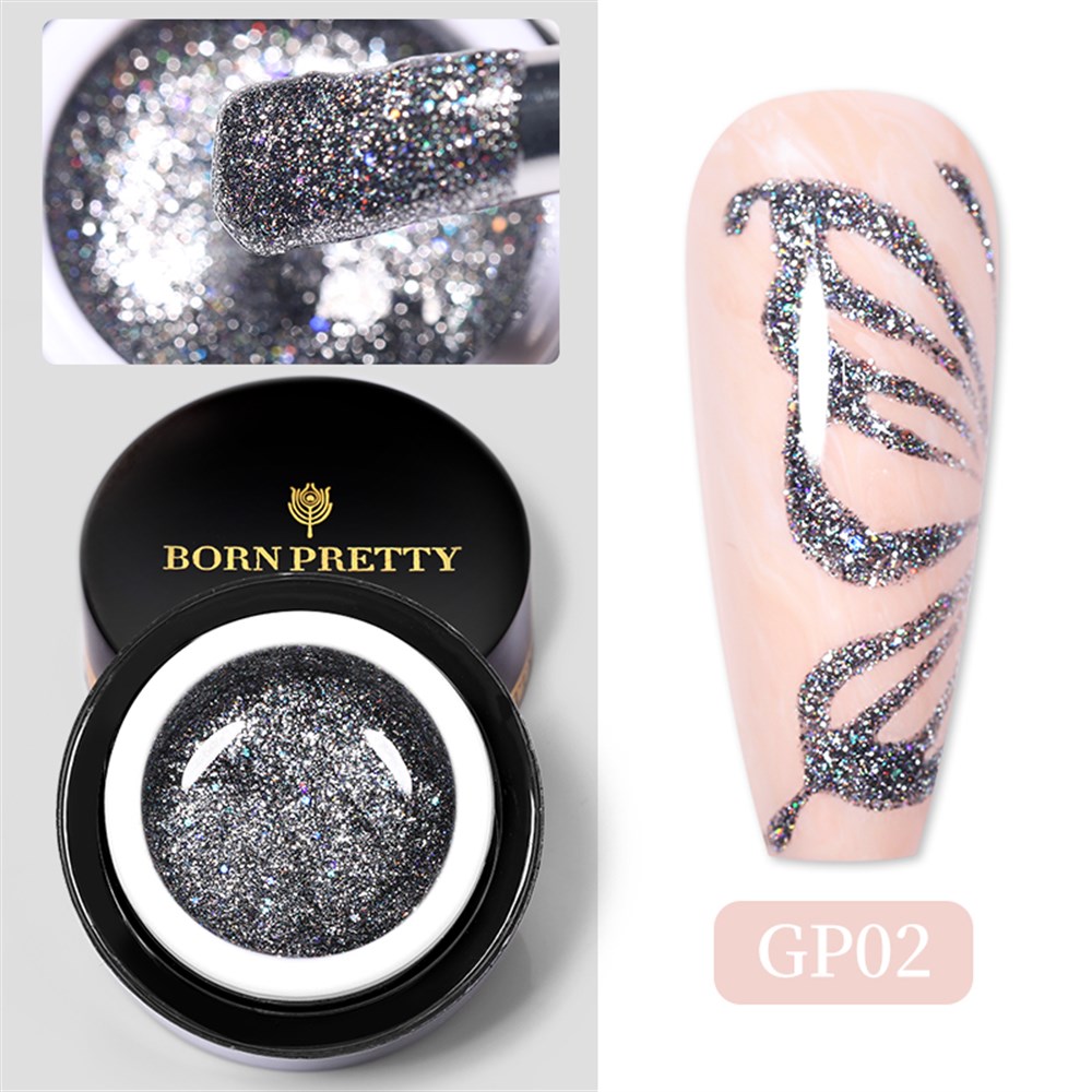 BORN PRETTY SİMLİ PAİNTİNG GEL (SİMLİ ÇİZİM JELİ ) GP02