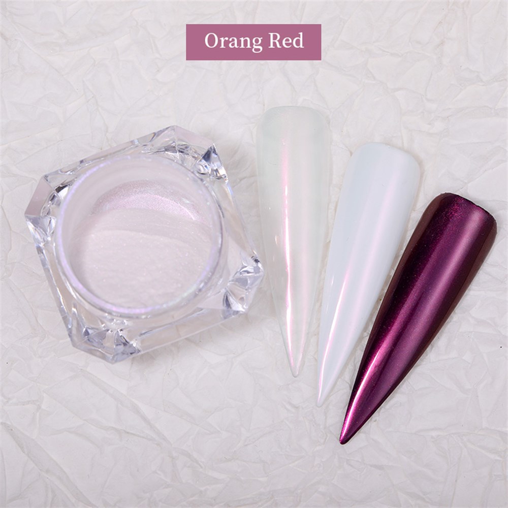 BORN PRETTY YANAR DÖNER İNCİ TOZU (CROME POWDER) 05 ORANG RED