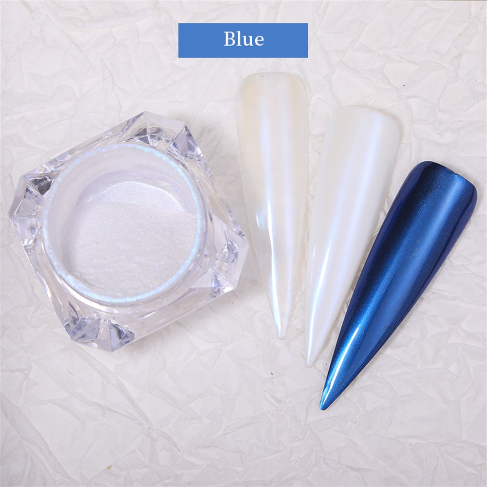 BORN PRETTY YANAR DÖNER İNCİ TOZU (CROME POWDER) 04 BLUE