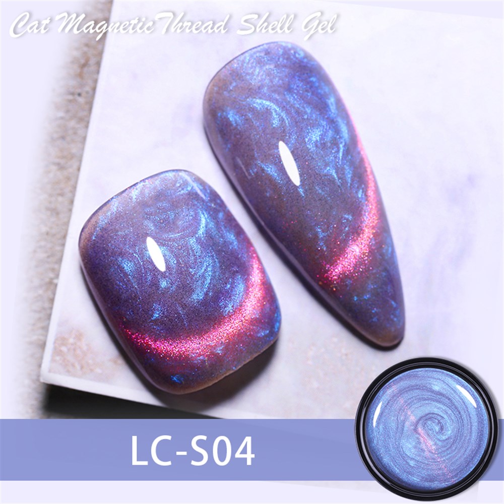 LILYCUTE 7ml Cat Eye Shell Pearl Thread(Kedi Gözü Deniz Kabuğu Efekti Kalıcı Oje) LC-S04