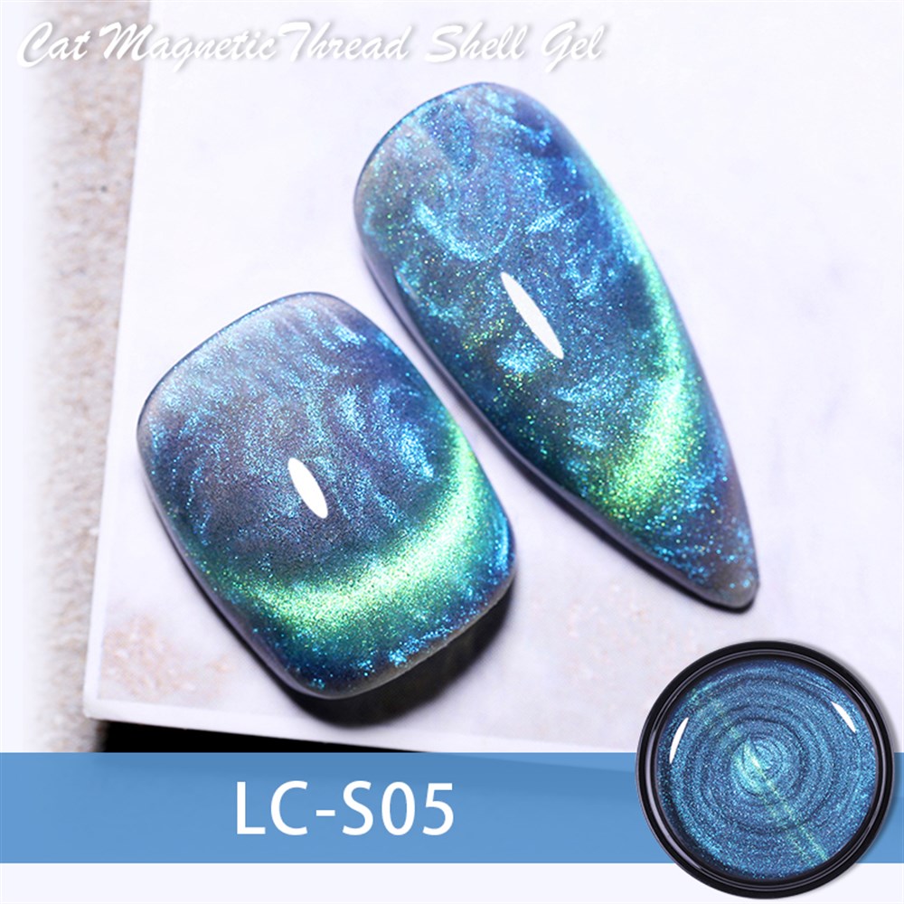 LILYCUTE 7ml Cat Eye Shell Pearl Thread(Kedi Gözü Deniz Kabuğu Efekti Kalıcı Oje) LC-S05