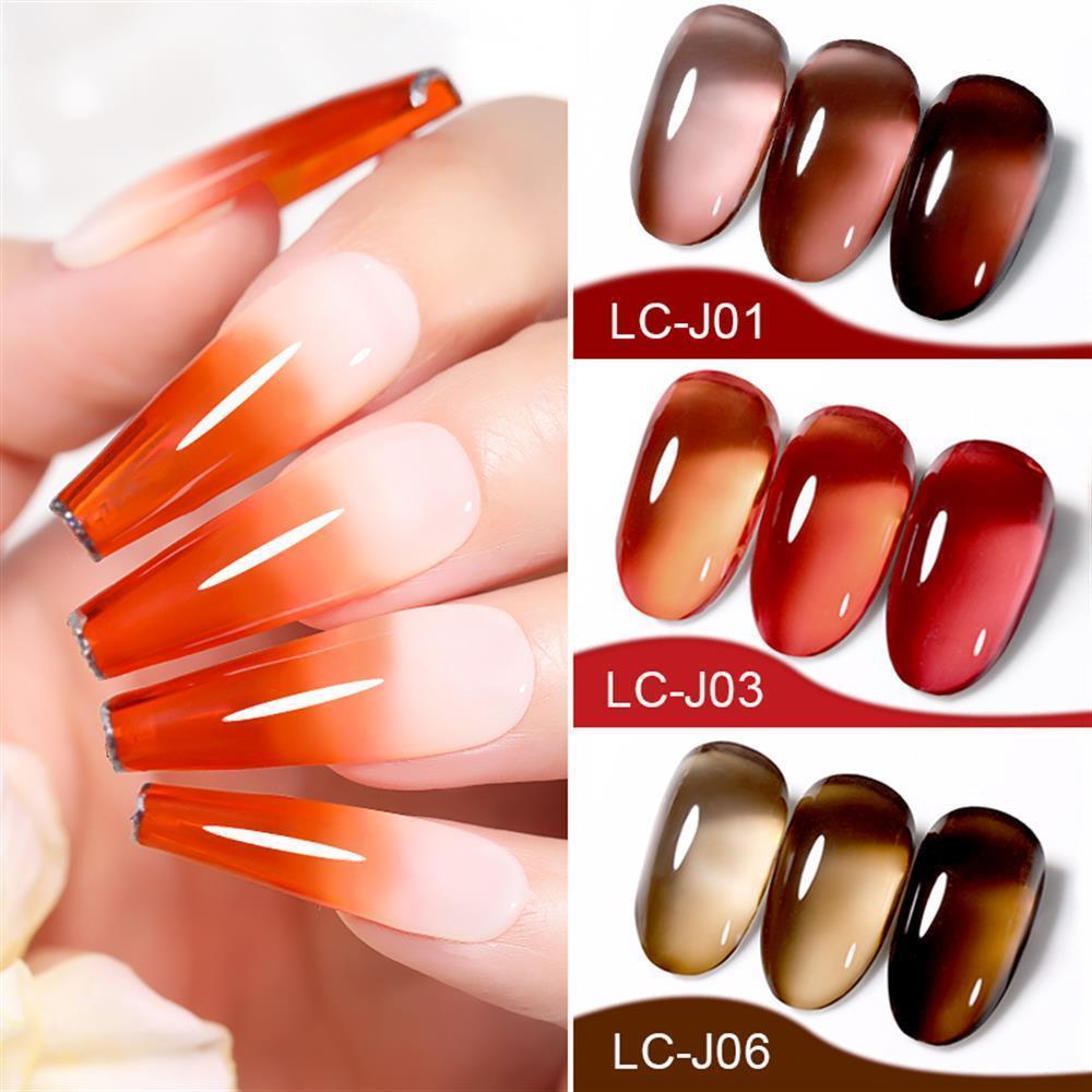 LILY'CUTE 7ml JELLY AMBER NAIL GEL (TRANSPARAN KALICI OJE) JC-J05