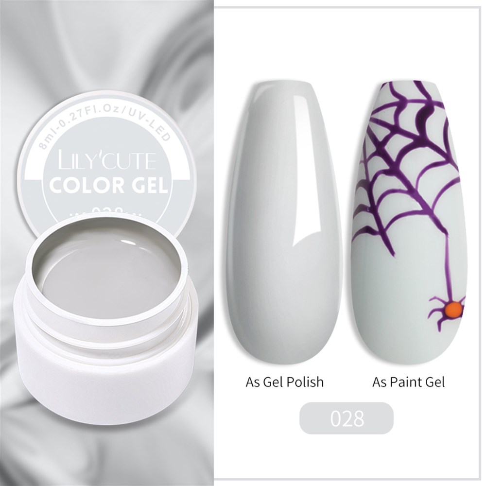 LILY'CUTE 8 ML UV COLOR GEL ( KAP UV KALICI OJE&PAINTING GEL ) 028