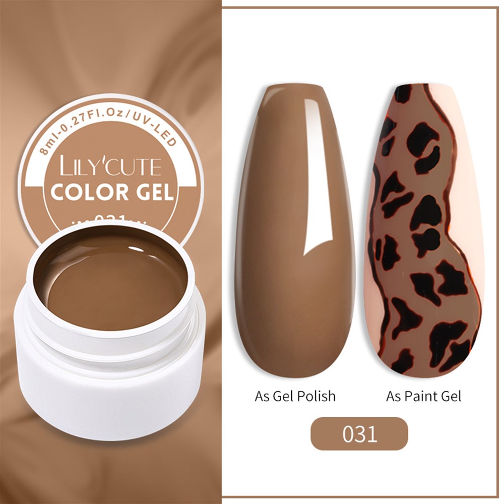 LILY'CUTE 8 ML UV COLOR GEL ( KAP UV KALICI OJE&PAINTING GEL ) 031