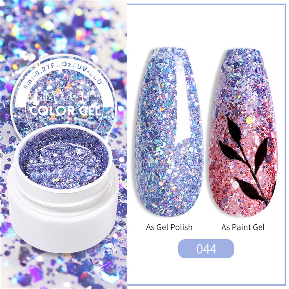 LILY'CUTE 8 ML UV COLOR GEL ( KAP UV KALICI OJE&PAINTING GEL ) 044