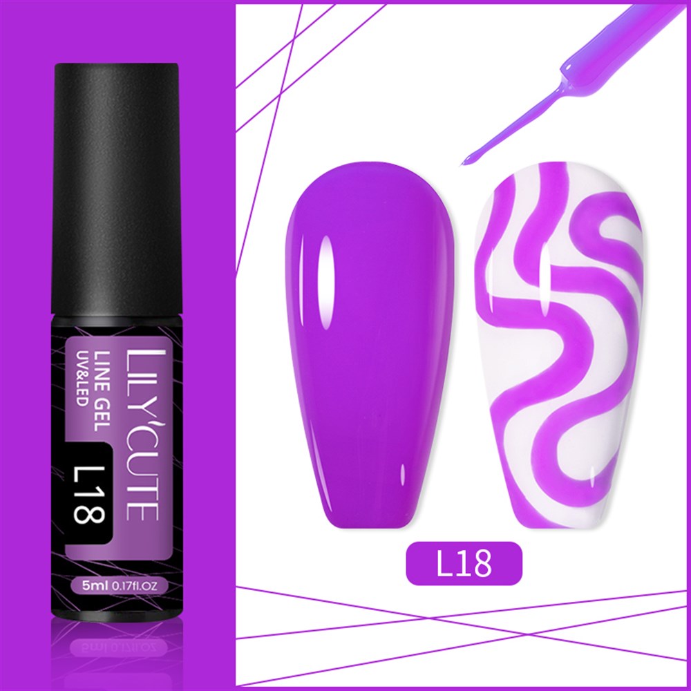 LILY'CUTE İNCE FIRÇA UÇLU PAINTING GEL (ÇİZİM JELİ) L18