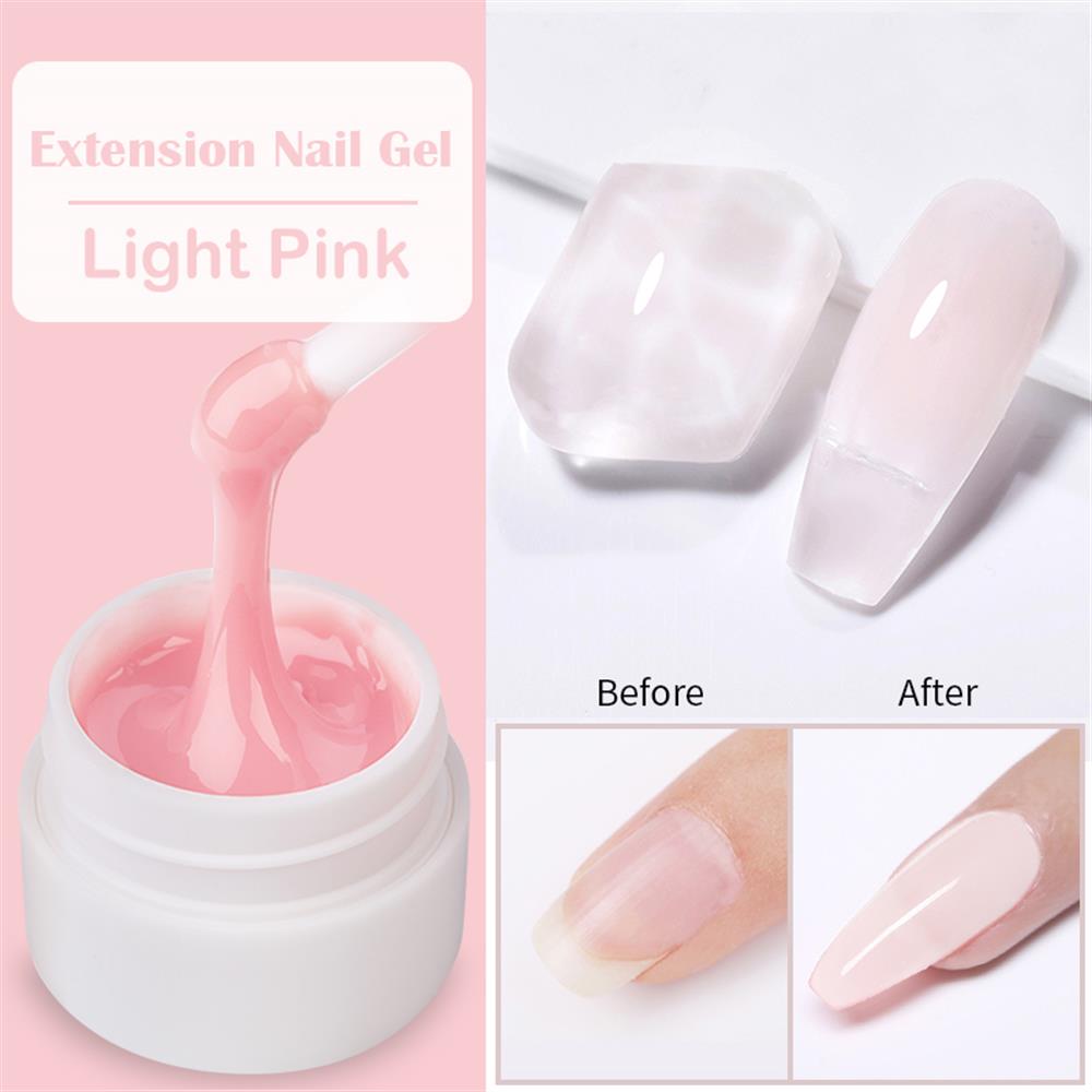 LILY'CUTELILYCUTE 8ml Nail Extension Gel (UZATMA JELİ) LIGHT PINK (AÇIK PEMBE)