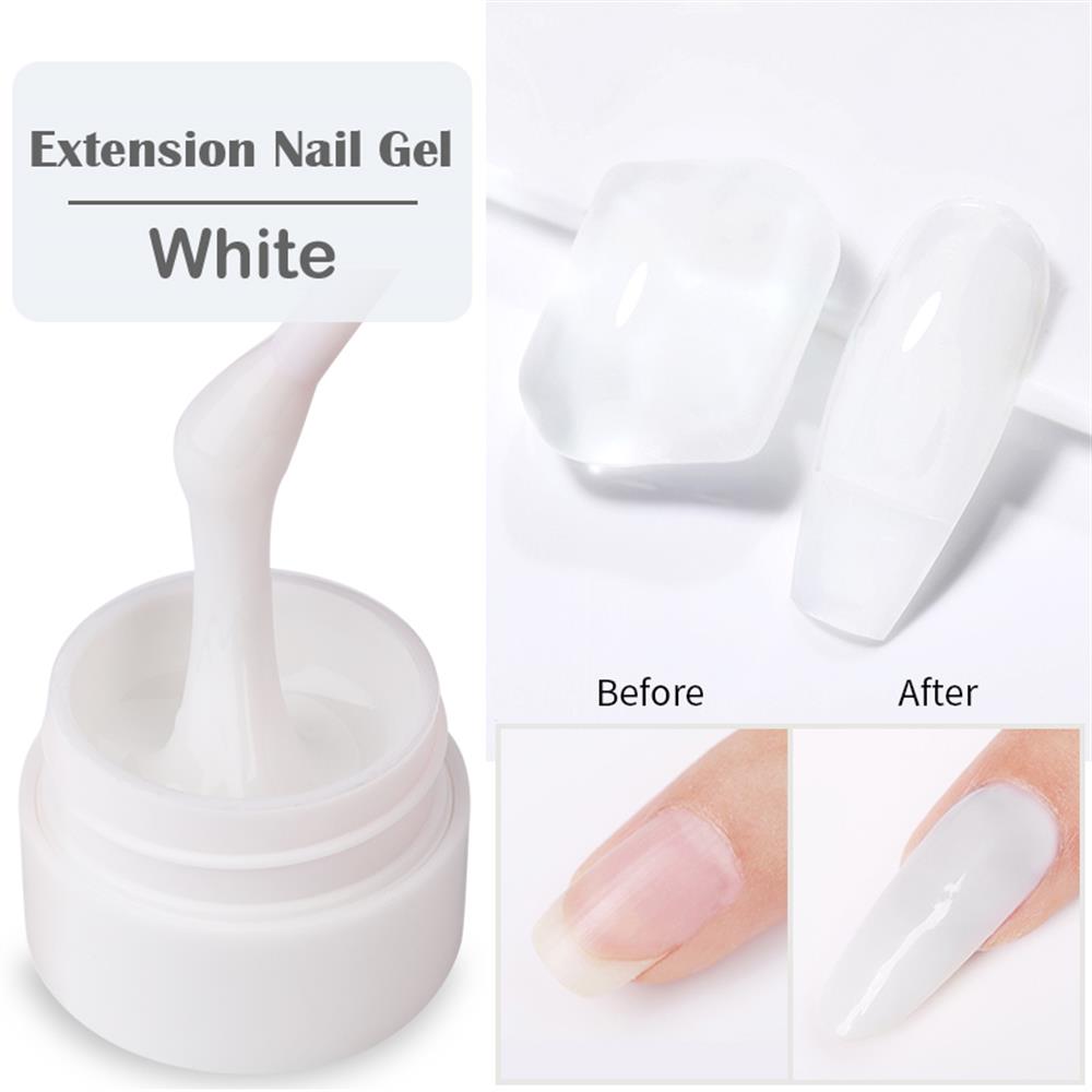 LILY'CUTELILYCUTE 8ml Nail Extension Gel (UZATMA JELİ) WHITE (BEYAZ)