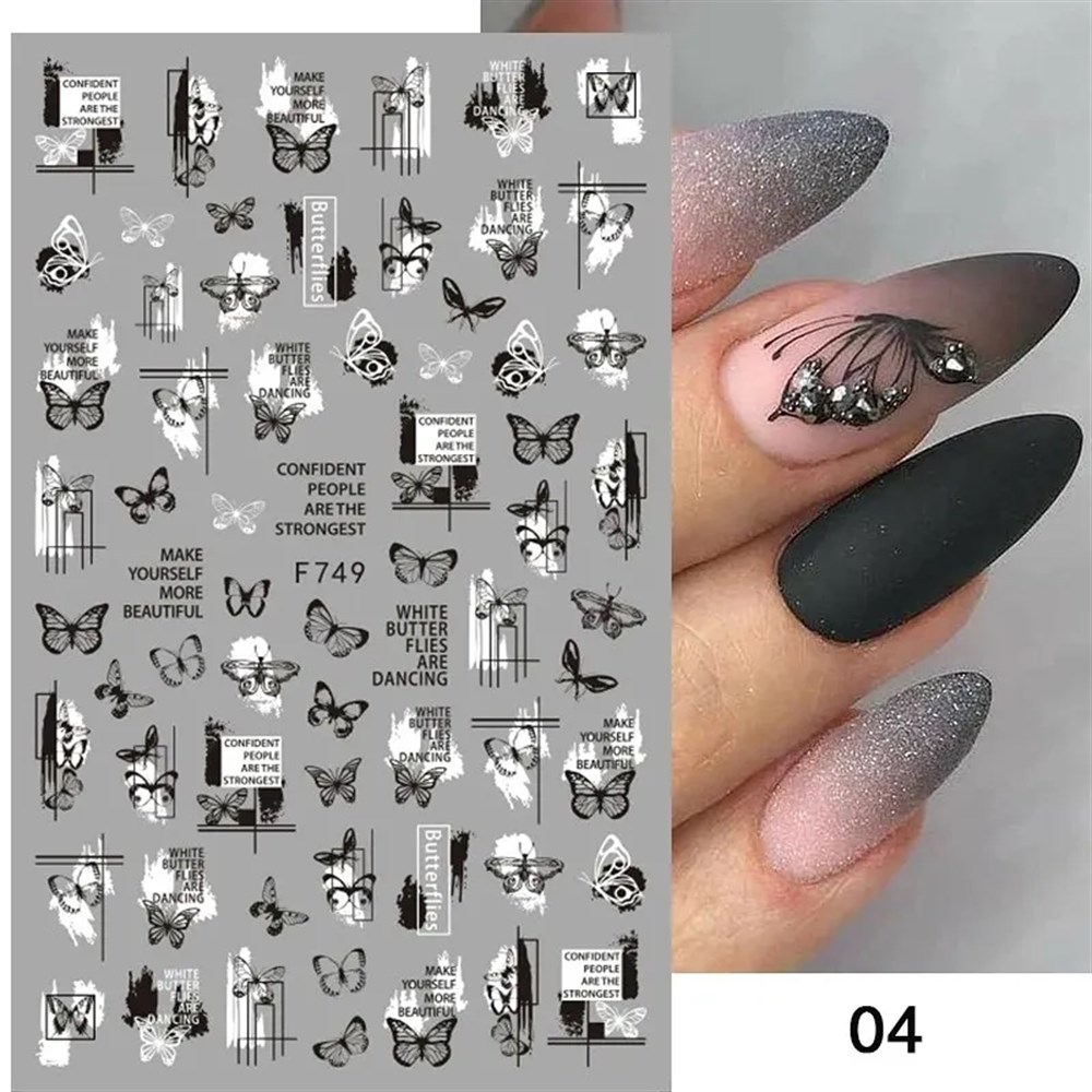 NAIL STICKERF749