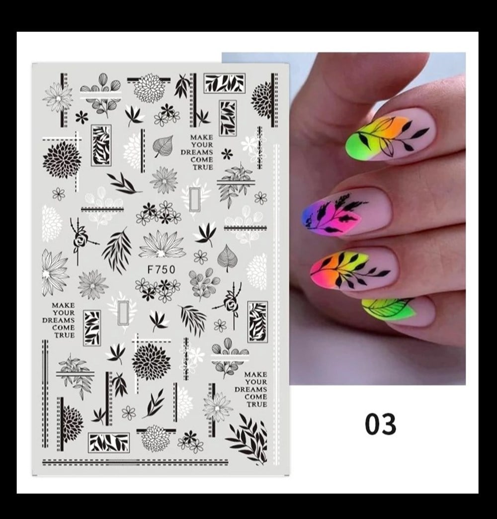 NAIL STICKERF750