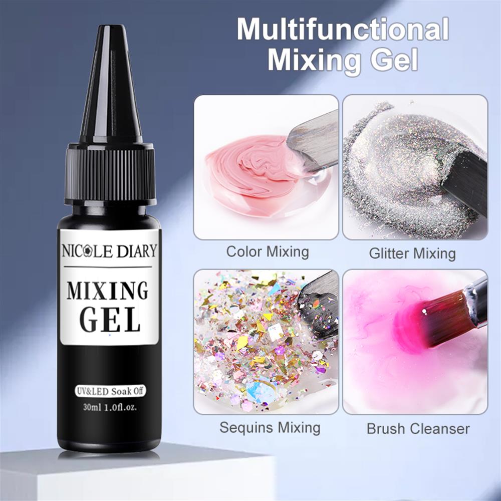 NICOLE DIARY 30ml Tırnak Multi Fonksiyonel UV LED GEL  Füzyon Jel