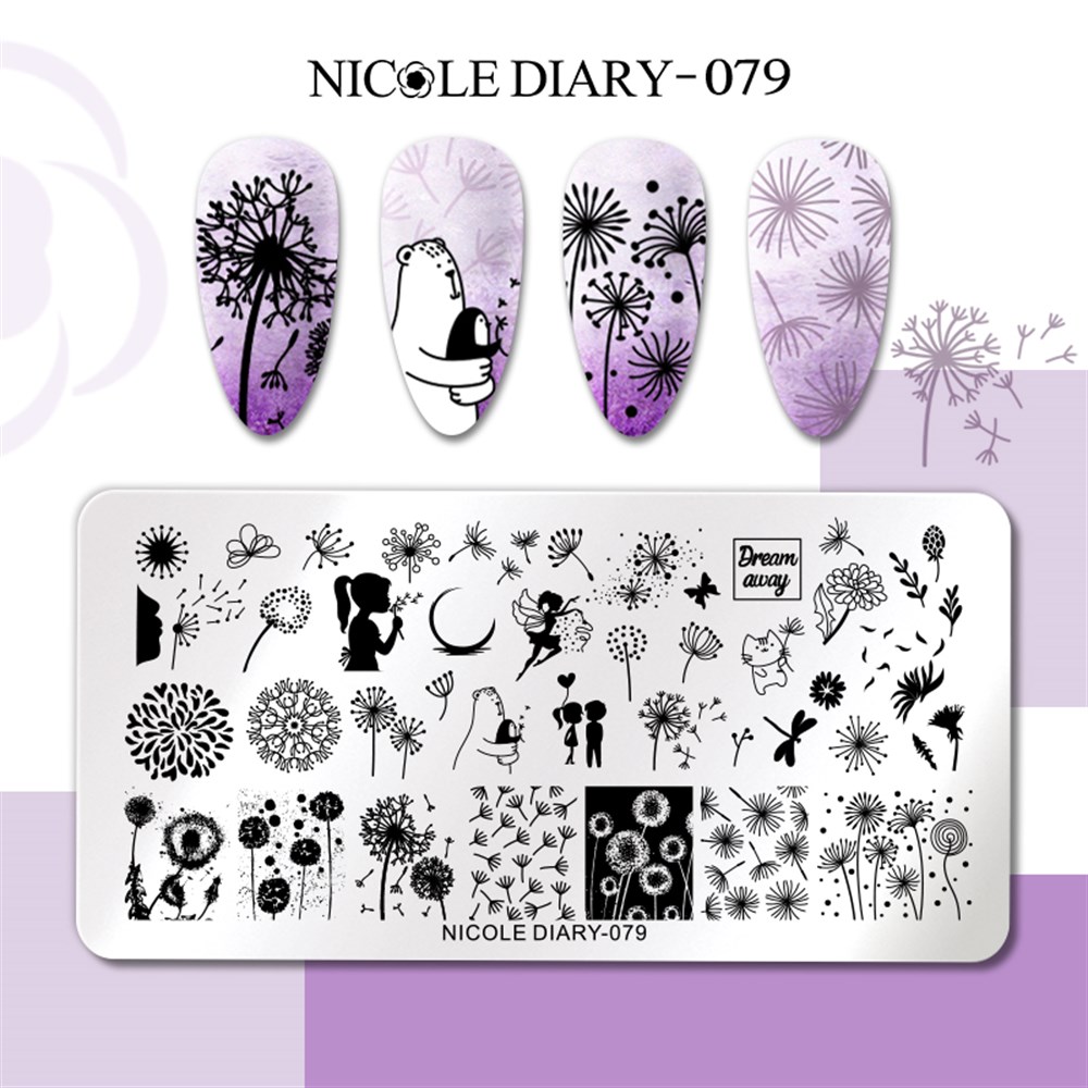 NICOLE DIARY BASKI DESEN PLAKASI 079