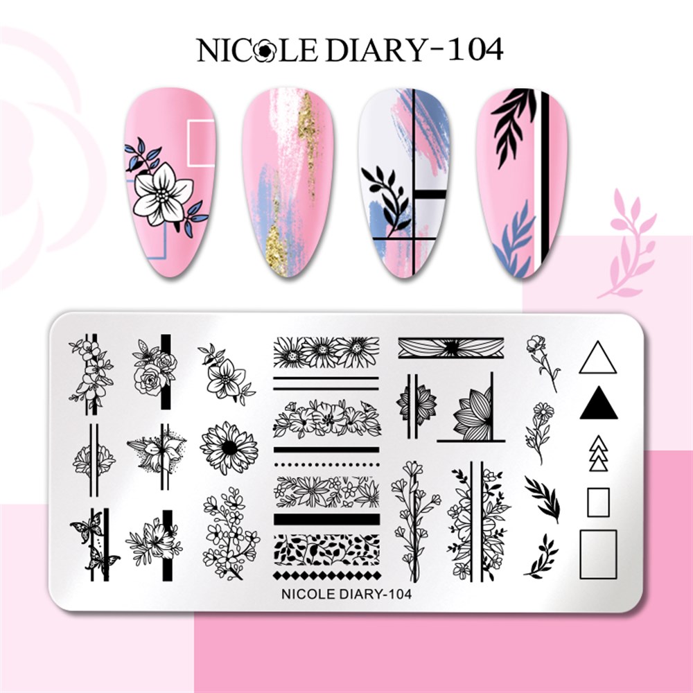 NICOLE DIARY BASKI DESEN PLAKASI 104