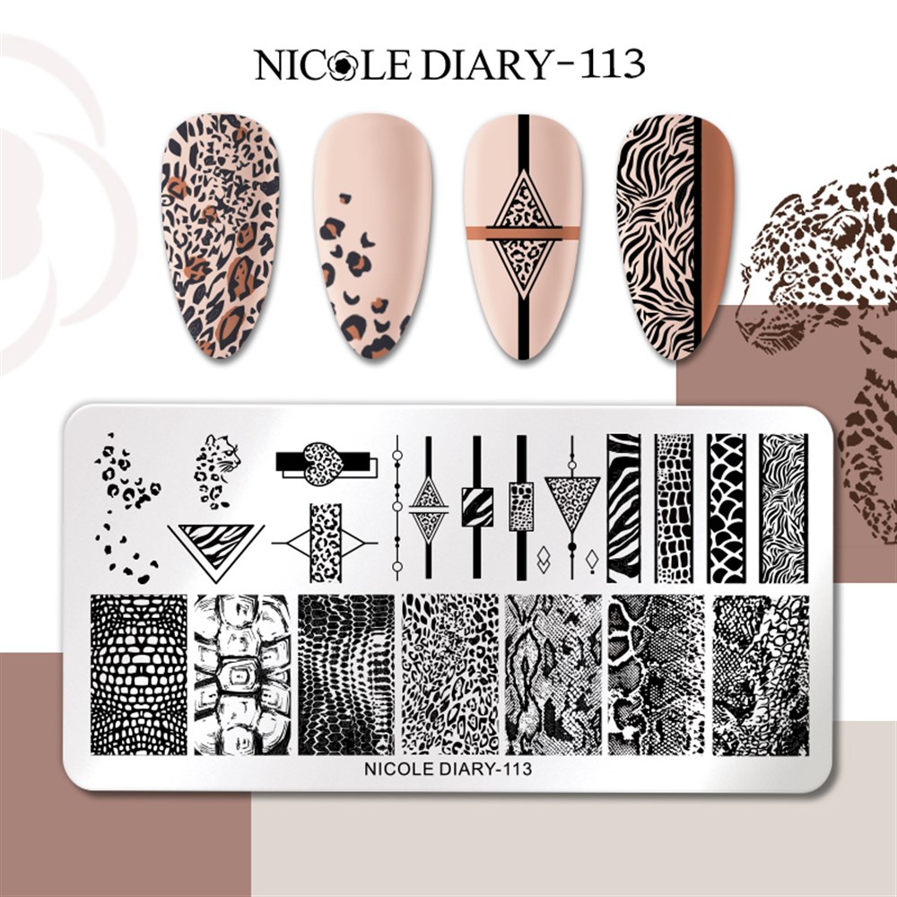 NICOLE DIARY BASKI DESEN PLAKASI 113