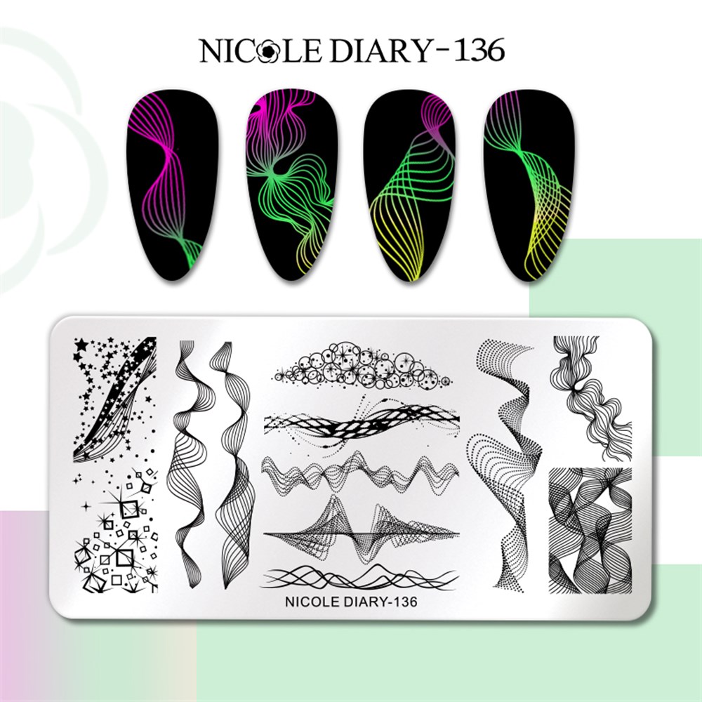 NICOLE DIARY BASKI DESEN PLAKASI 136