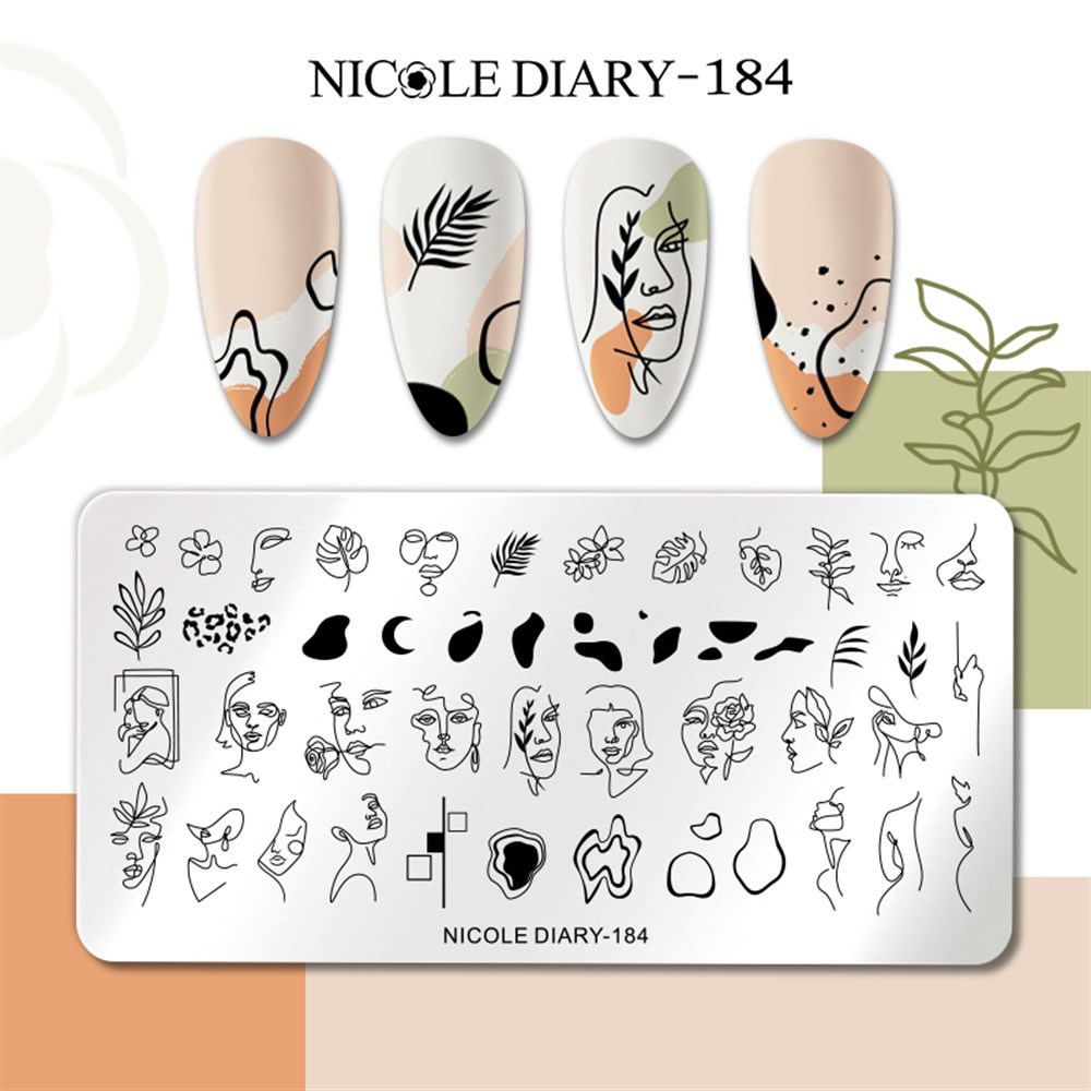 NICOLE DIARY BASKI DESEN PLAKASI 184