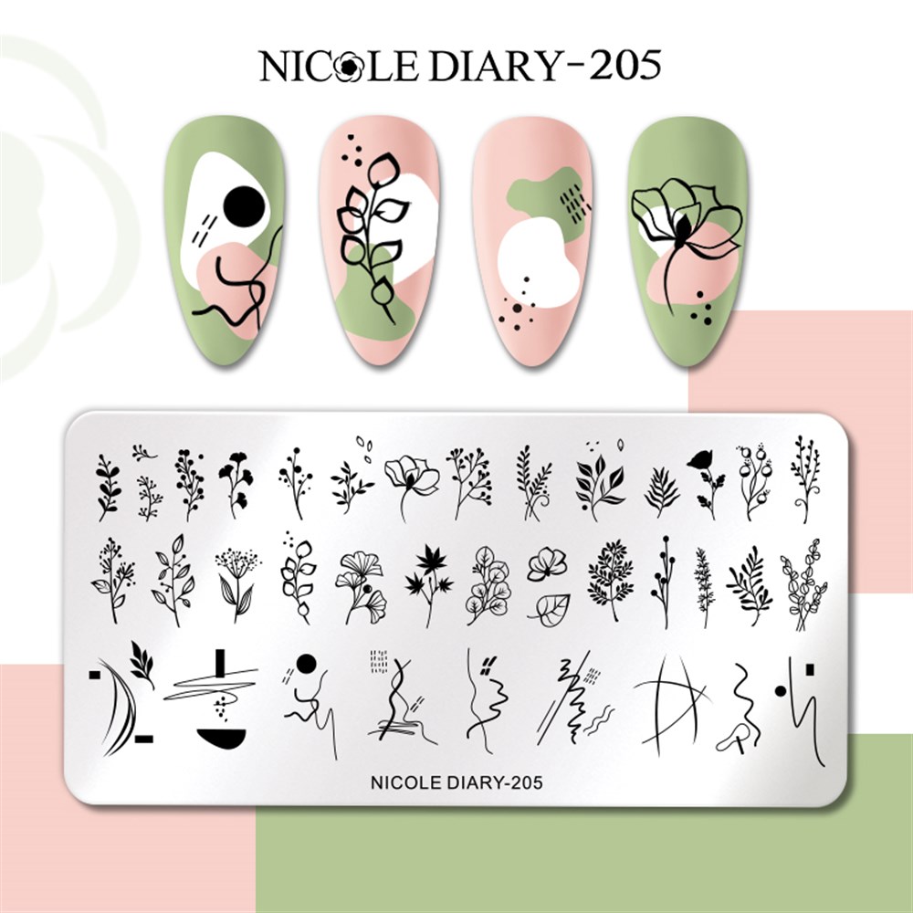 NICOLE DIARY BASKI DESEN PLAKASI 205