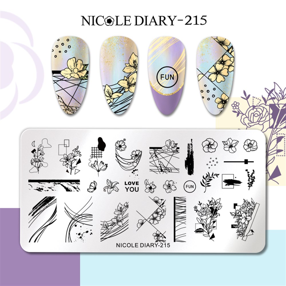 NICOLE DIARY BASKI DESEN PLAKASI 215