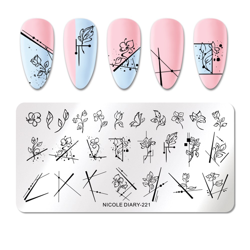 NICOLE DIARY BASKI DESEN PLAKASI 221