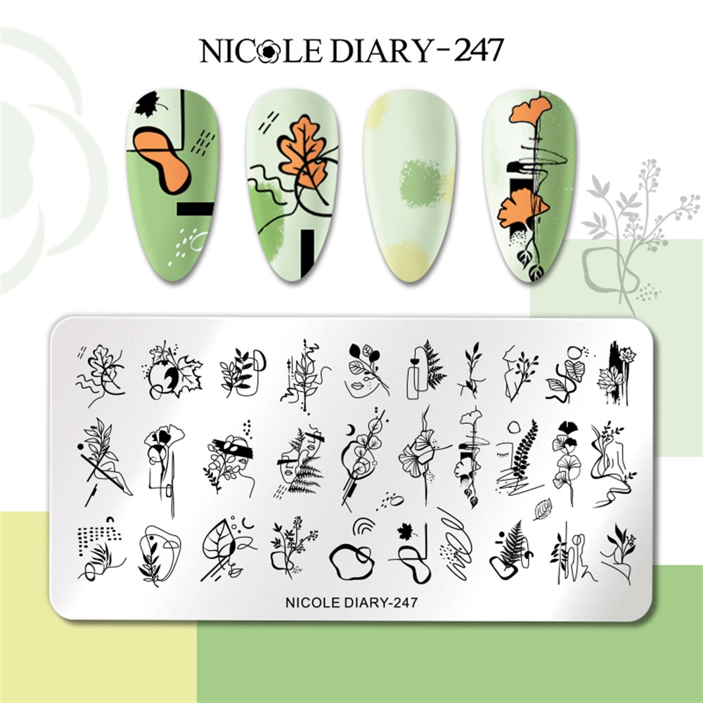 NICOLE DIARY BASKI DESEN PLAKASI 247
