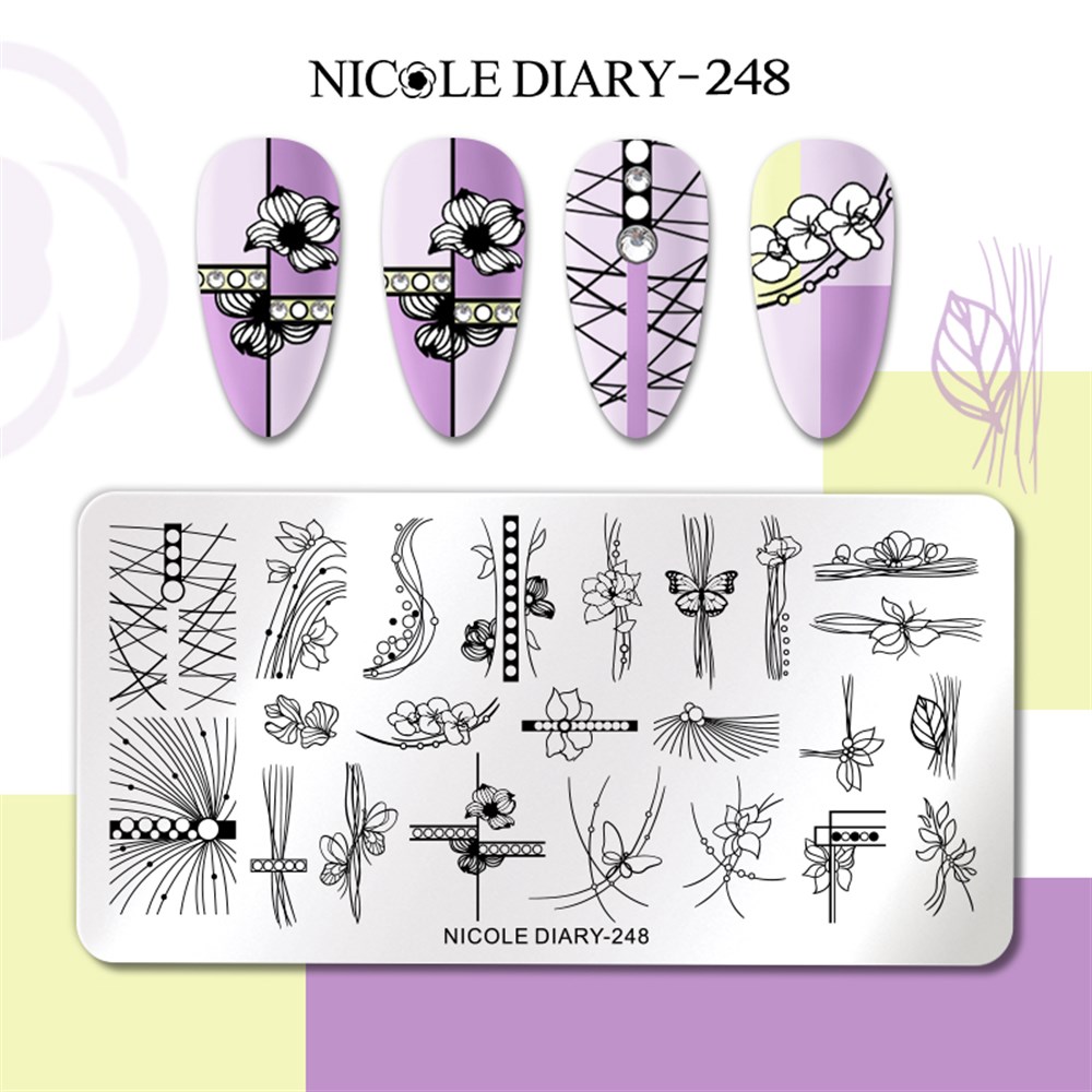 NICOLE DIARY BASKI DESEN PLAKASI 248