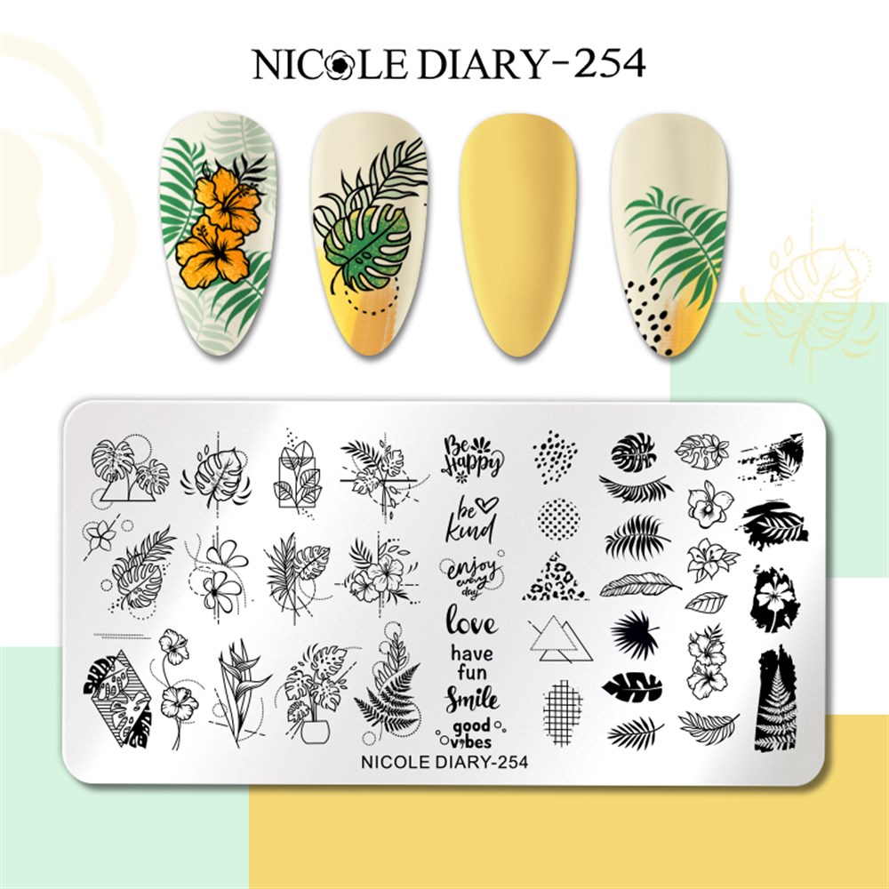NICOLE DIARY BASKI DESEN PLAKASI 254