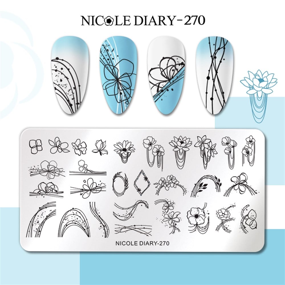 NICOLE DIARY BASKI DESEN PLAKASI 270