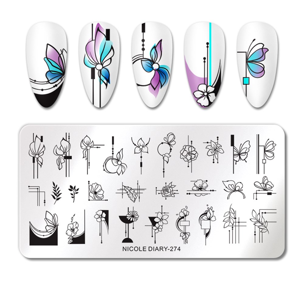 NICOLE DIARY BASKI DESEN PLAKASI 274